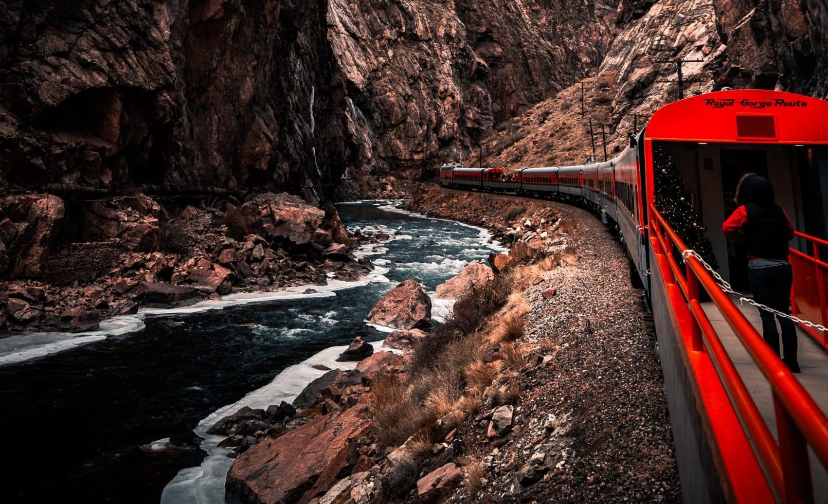 Royal Gorge Route Railroad Santa Express holiday train
